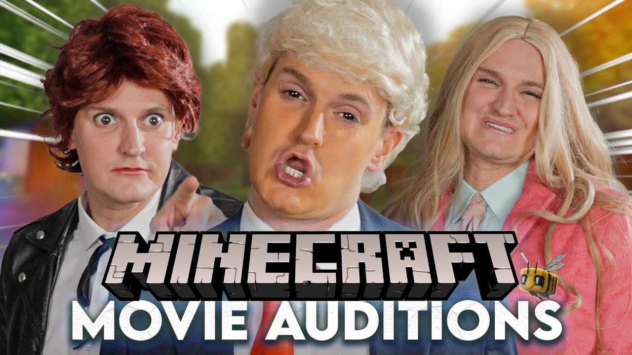 Minecraft Movie Screen Tests (It Got Weird FAST) - Philip Green Parody