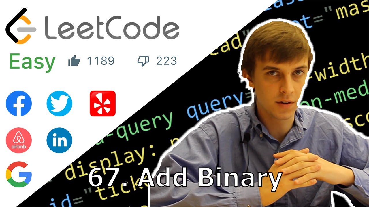 LeetCode 67. Объяснение решения для добавления двоичного кода &mdash; Java