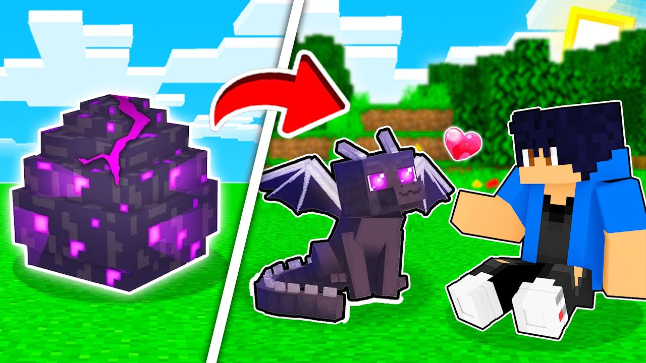 MOJE NOWE ZWIERZĄTKO W MINECRAFT! (SMOK)