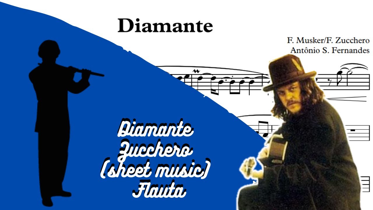 Diamante - Zucchero (sheet music) Flauta