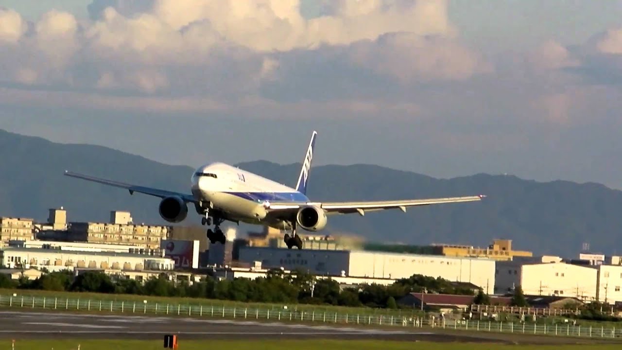 着陸機　間隔取れず