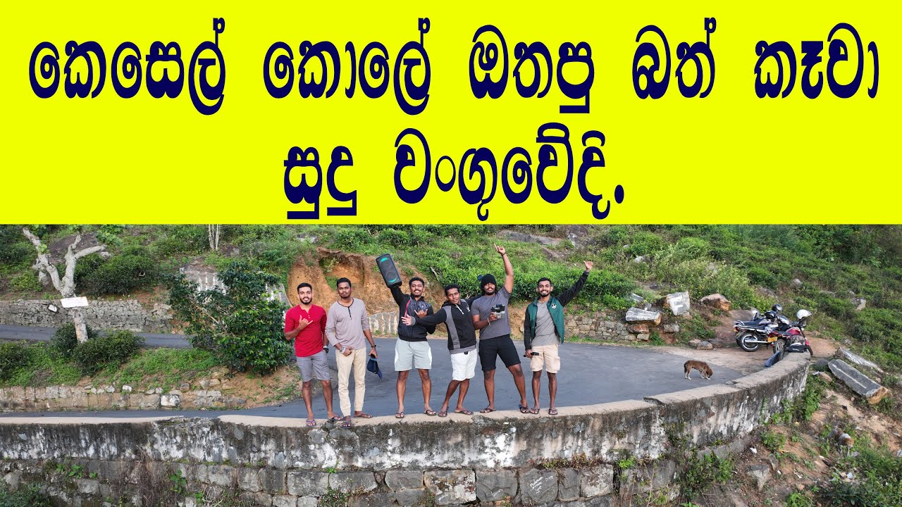 කෙසෙල් කොලේ ඔතපු බත් ටික වට වෙලා කෑවා මීදුමෙන් වැහෙන සුදු වංගුවේදී හවසක😍 Badulla Vlog 10