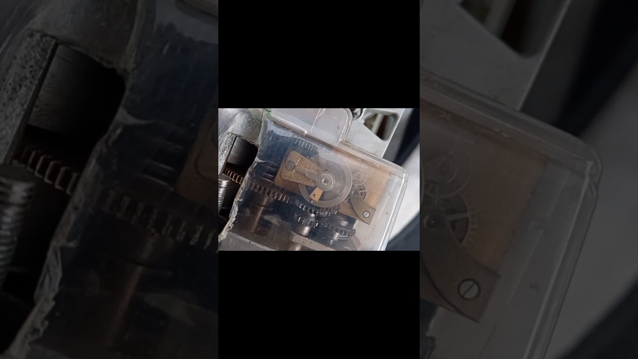 Mechanizm sprężynowy w Hasler Bern RT9! #hasler #bern #rt9 #tachograf #pkp #switzerland #asmr