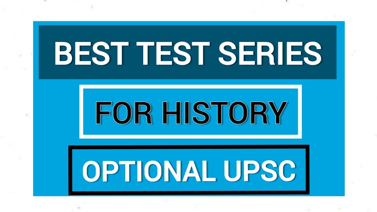 Best History optional Test series for UPSC #upsc