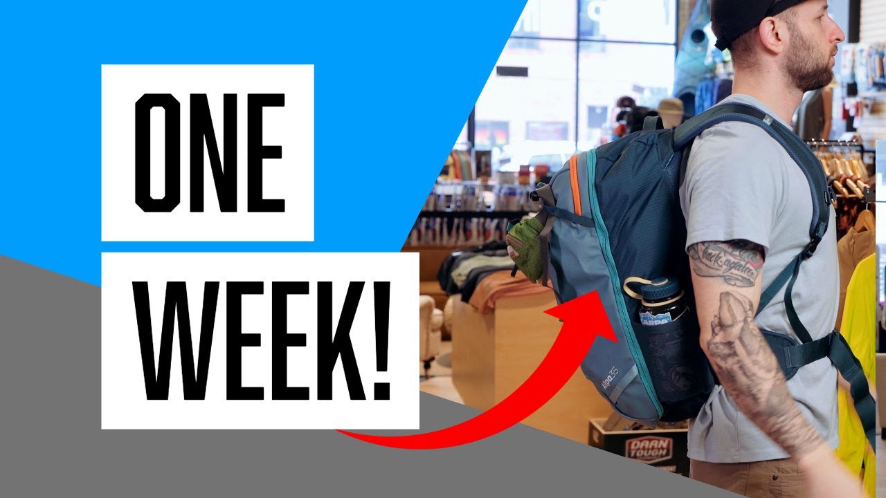How to Pack for a Week in One Bag | Cotopaxi Allpa 35 Travel Tips