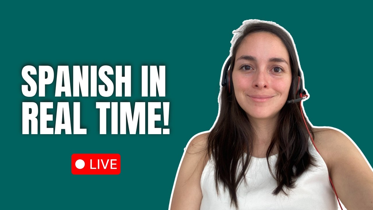 🔴 LIVE SPANISH PRACTICE – Chat Conversation