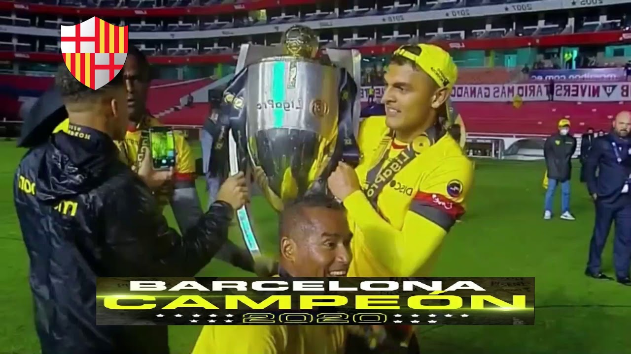 Premiación Barcelona Campeón 2020