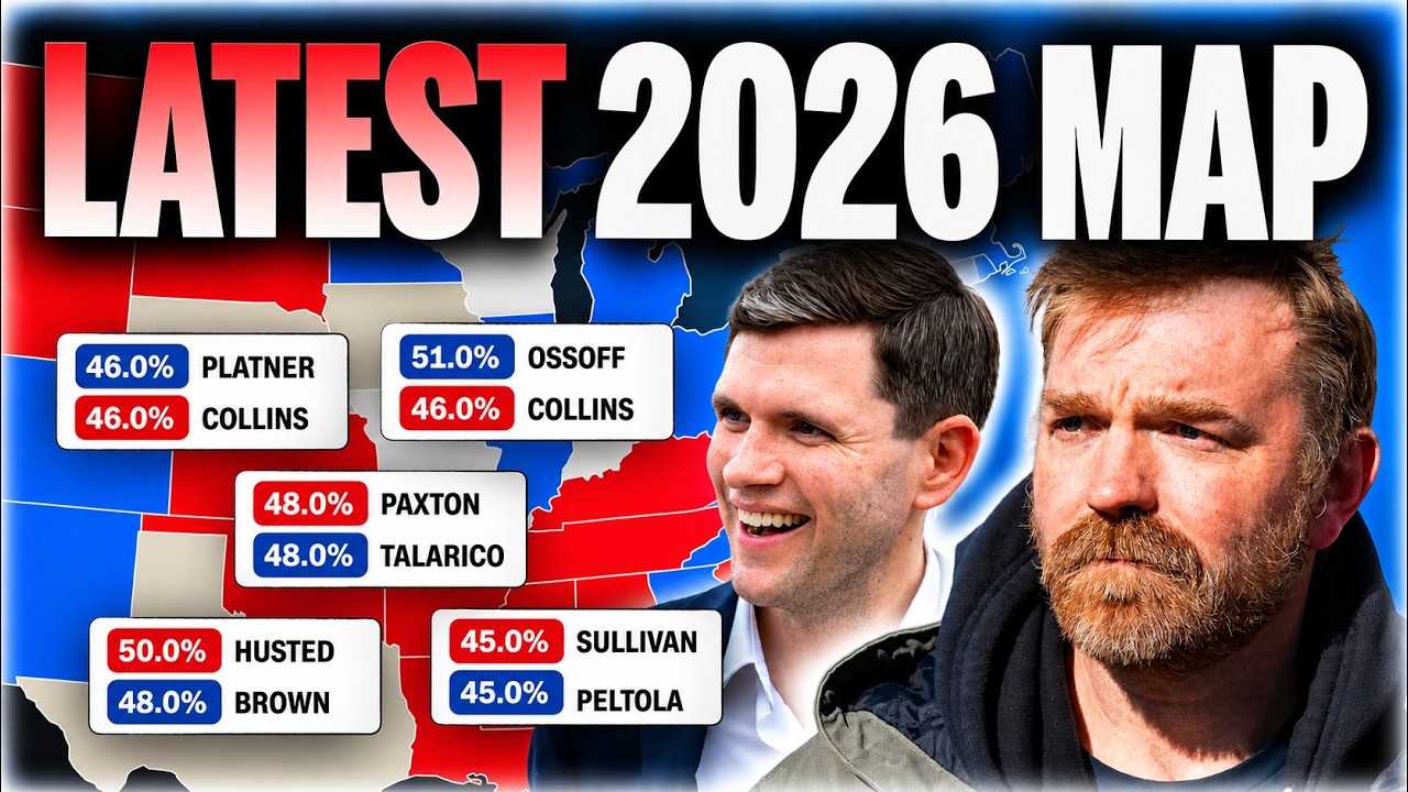 The 2026 Senate Election Map As of June (THREE FLIPS)