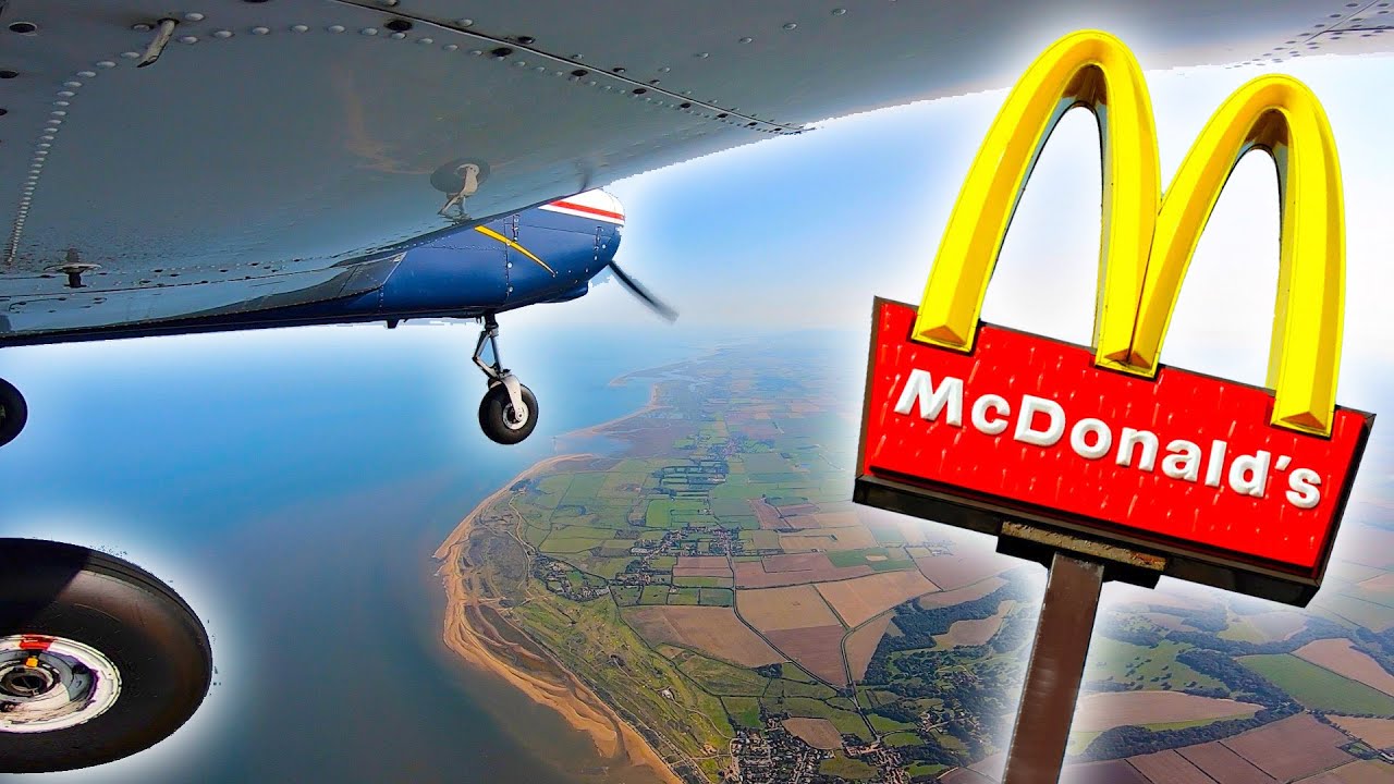 I Flew a Plane to MCDONALDS!