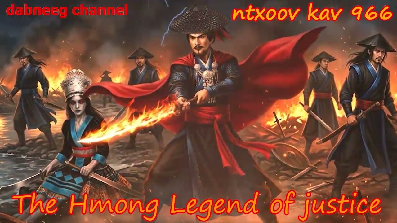 Ntxoov kav The Hmong Legend Part 966  - Nkauj Yeeb Sib - Zeej Xov Kim - Sword fighter for justice