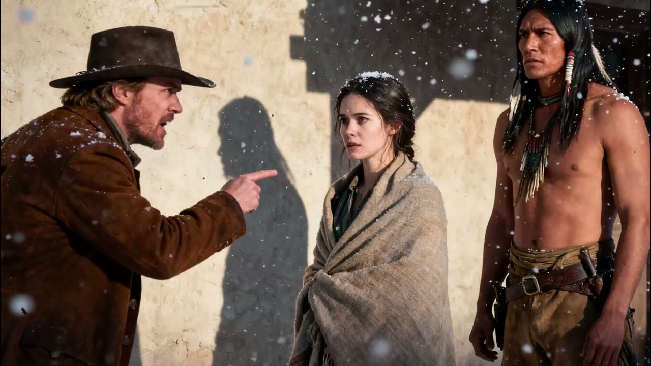 Giant Apache Saved the Life of a Beautiful Settler Girl, She Whispered, ‘My Place Is With You ’