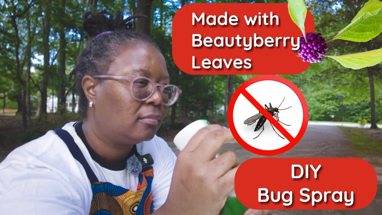 Say Bye to Mosquitoes with Beautyberry Spray | DIY Herbal Insect Repellent