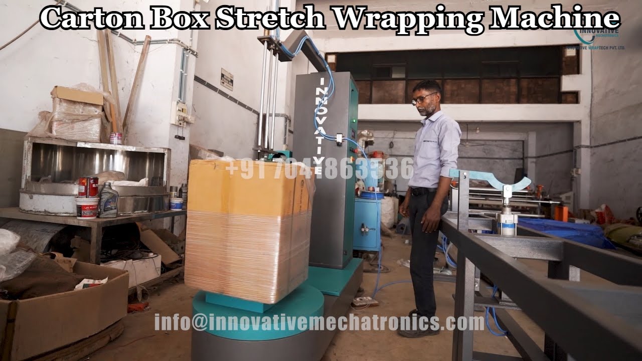 Big carton box stretch wrapping machine - Innovative packing solution