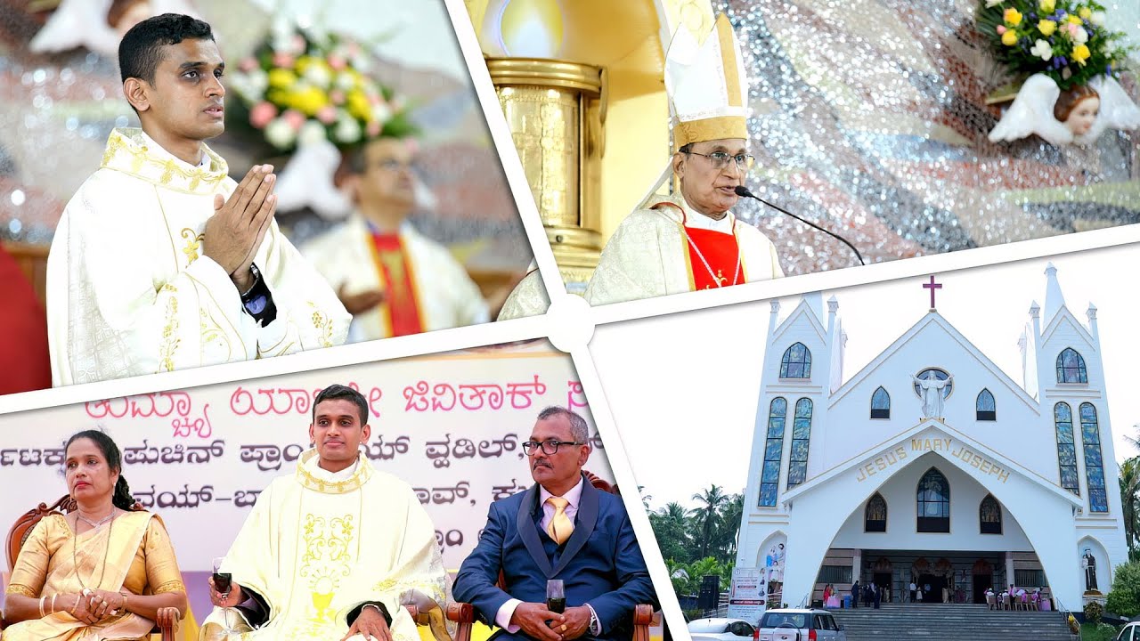 Ordination Highlights of Rev. Fr. Melroy Peter D'Silva (OFM Cap) | Holy Family Church - Brahmavar