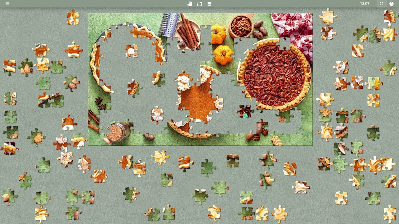 Relaxing Music With Thanksgiving Pies Puzzle #665