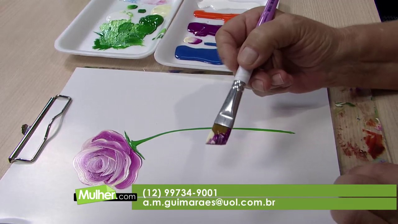 Mulher.com - 07/01/2017 – Pintura em tela – Ana Maria Guimarães P3