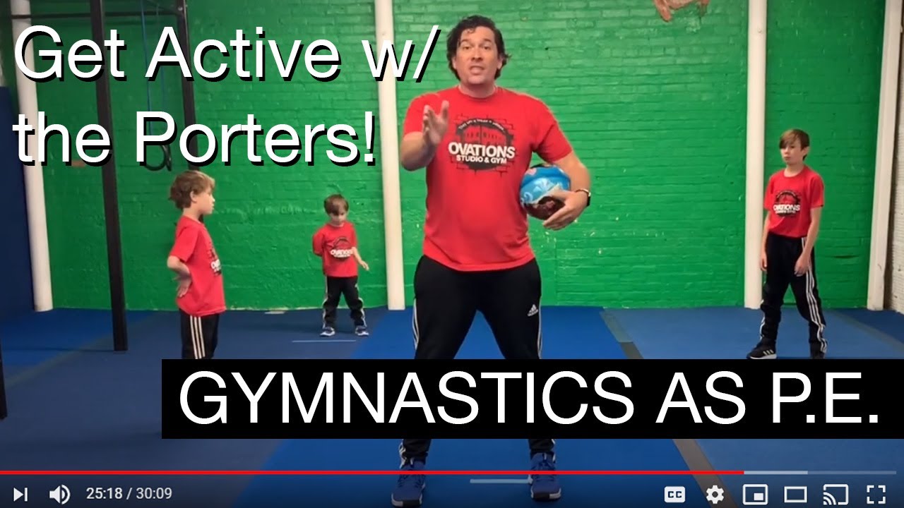 Gymnastics as PE // Virtual Gym Class // Tumbling, Ninja, Gymnastics, Fitness