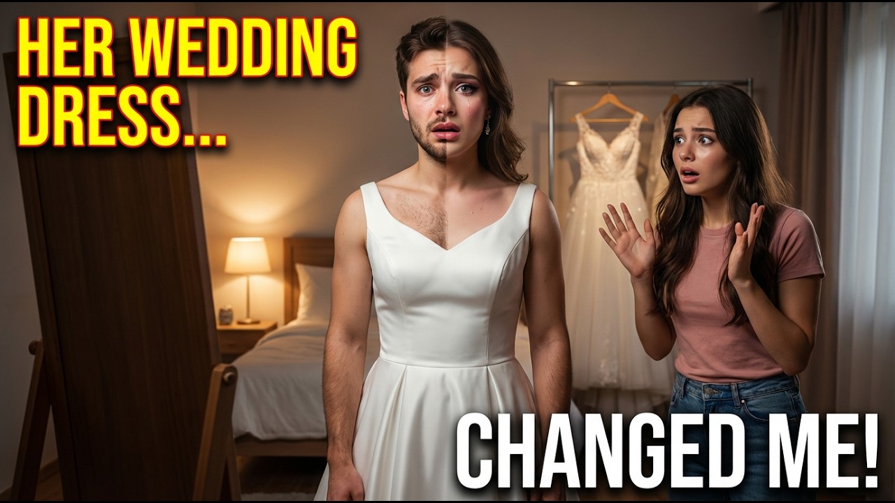 I Tried On My Friend’s Wedding Dress and Something Clicked  crossdressing story