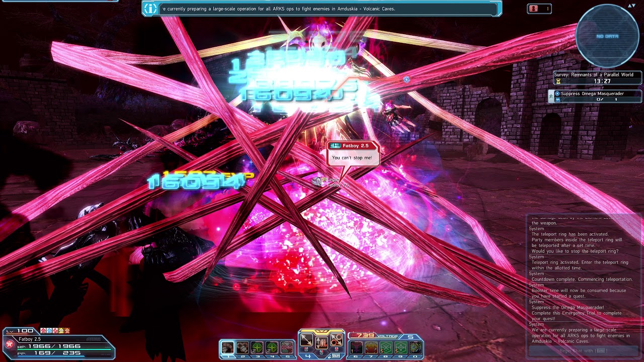 [PSO2 Global] Remnants Of A Parallel World [Depth 650] - Fighter/Luster 2:19