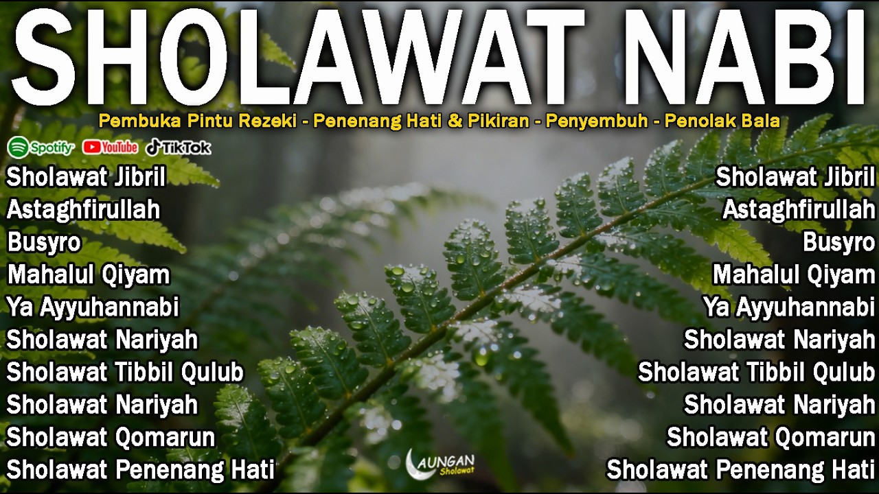 SHOLAWAT JIBRIL PEMBUKA PINTU REZEKI, Astaghfirullah, SHOLAWAT NABI MERDU TERBARU 2026
