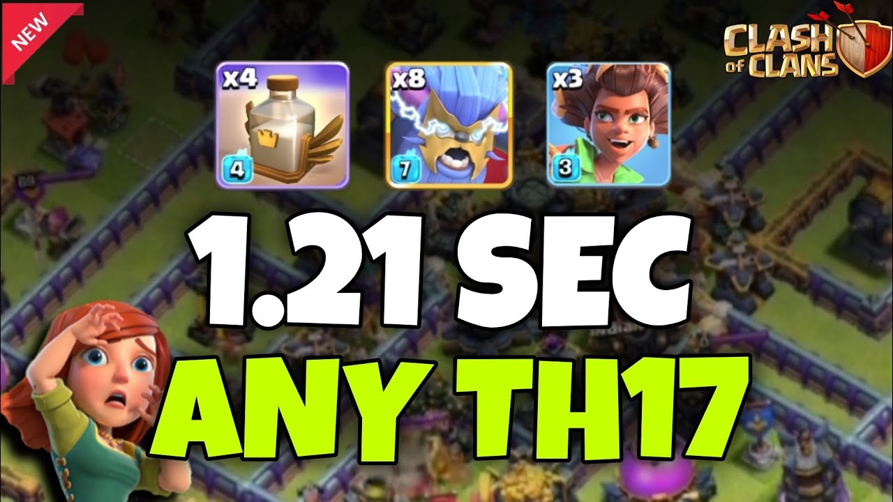 Town Hall 17 Attack Strategy || Town Hall 17 Best Army & Tactics || Super Yeti & Root Rider 