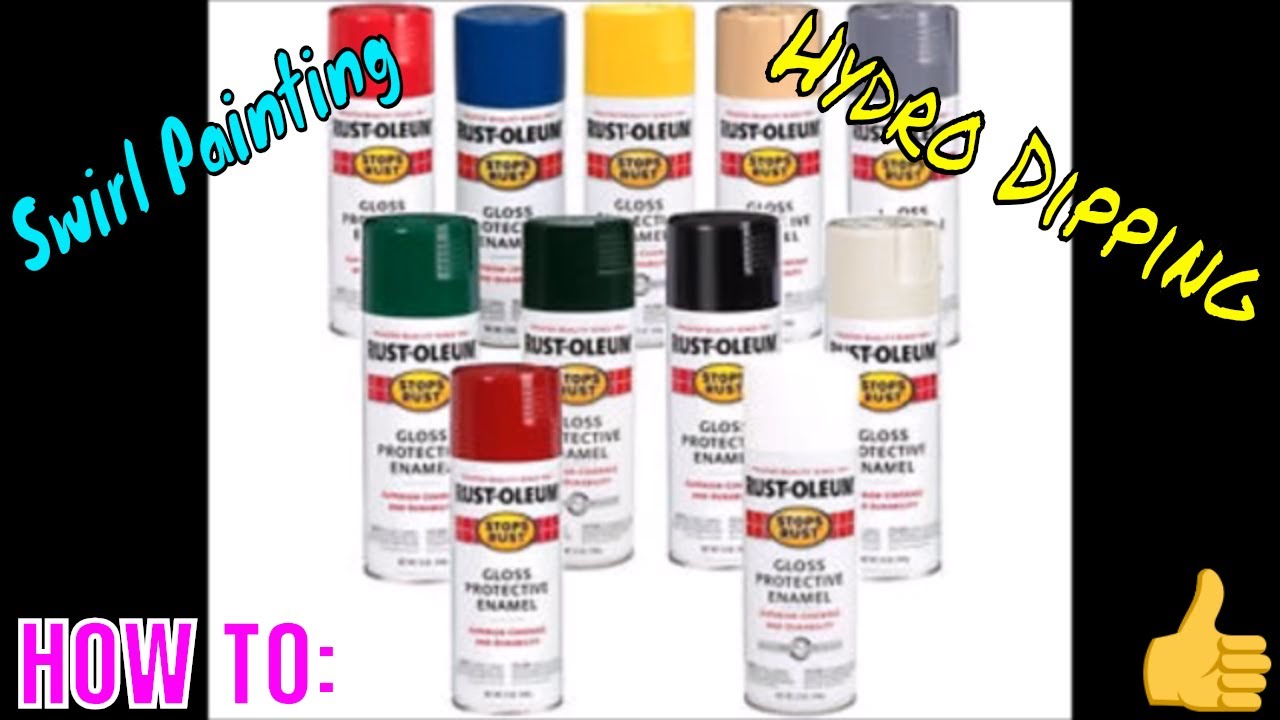 How To Hydro Dip With Spray Paint *SUPER EASY* 2025
