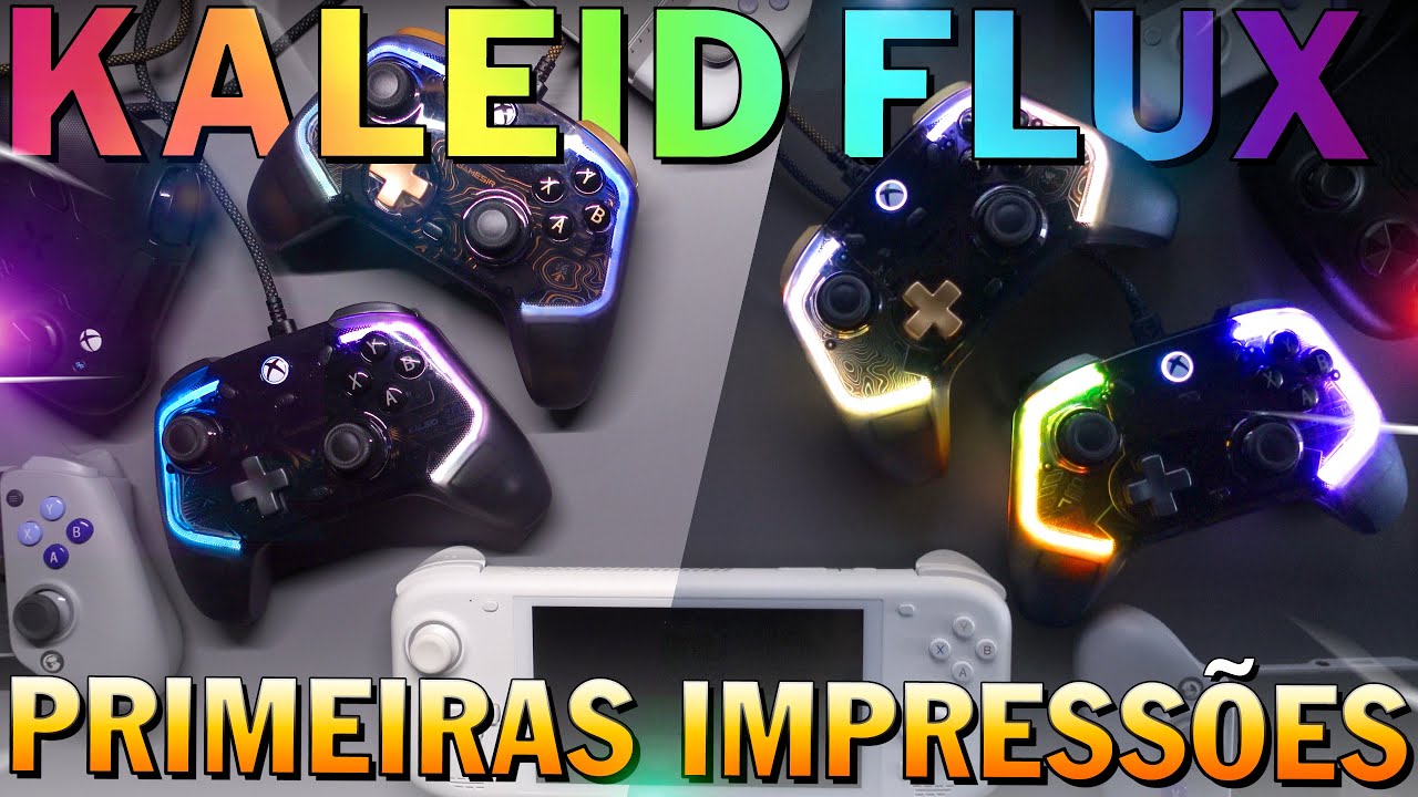KALEID FLUX! o XBOX CONTROLLER que BRILHA da GAMESIR