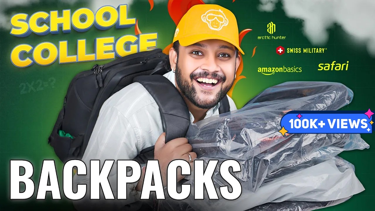 Top 5 Valuable Backpack/Bags for School/College on Amazon 🔥 Backpack Haul 2025 | ONE CHANCE