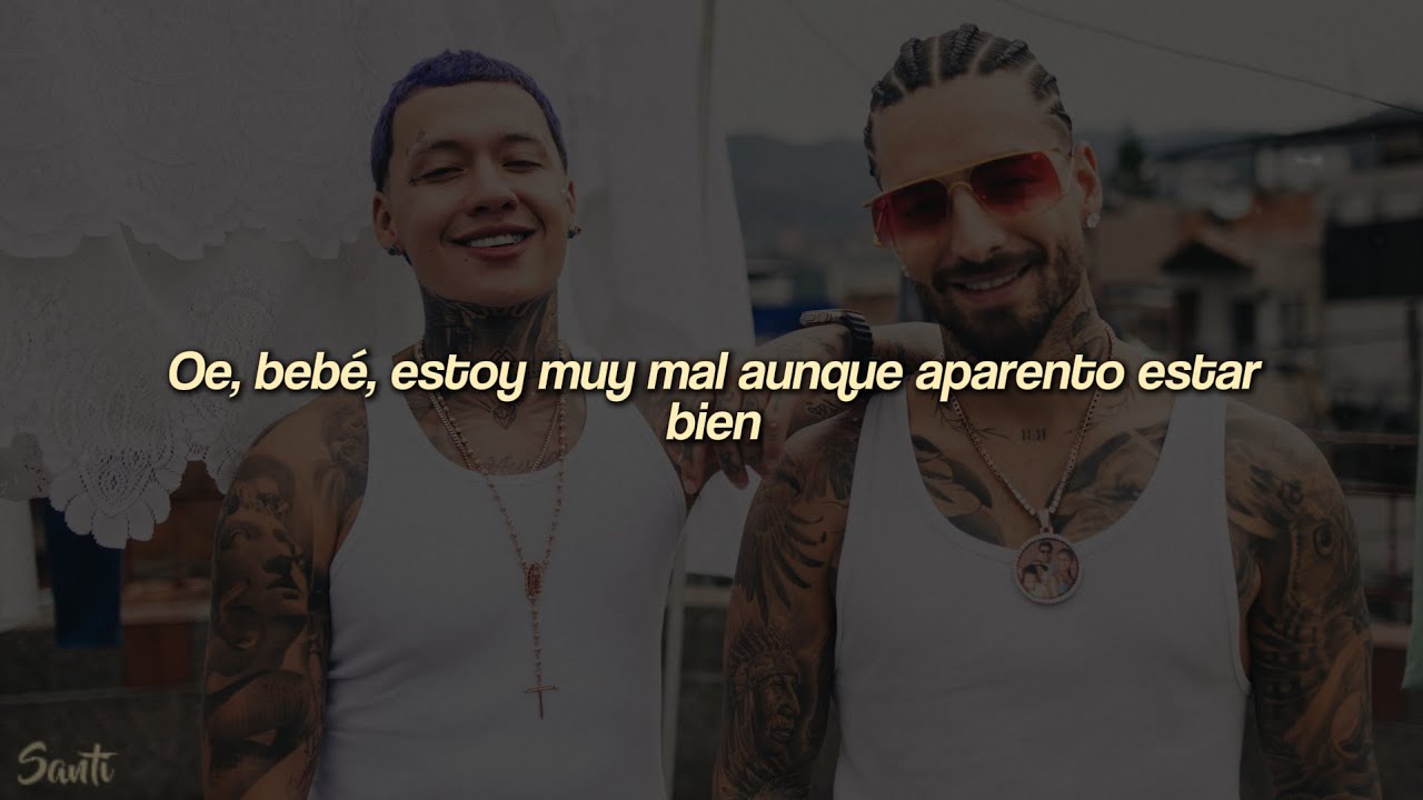 BLESSD, MALUMA - OE BEB&Eacute; (LETRA)