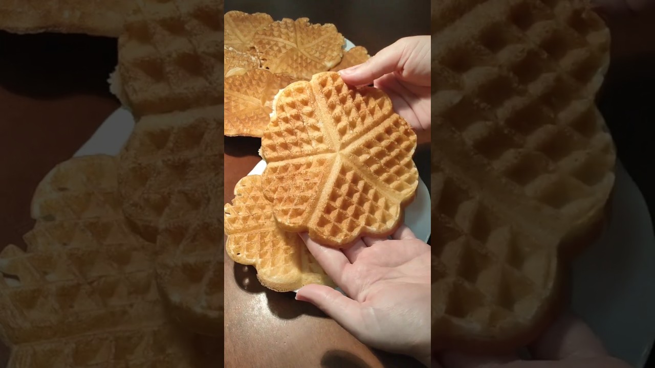 Waffle allo yogurt greco #glutenfree #senzaglutine #recipe #ricette #waffle  #perte #ricetta