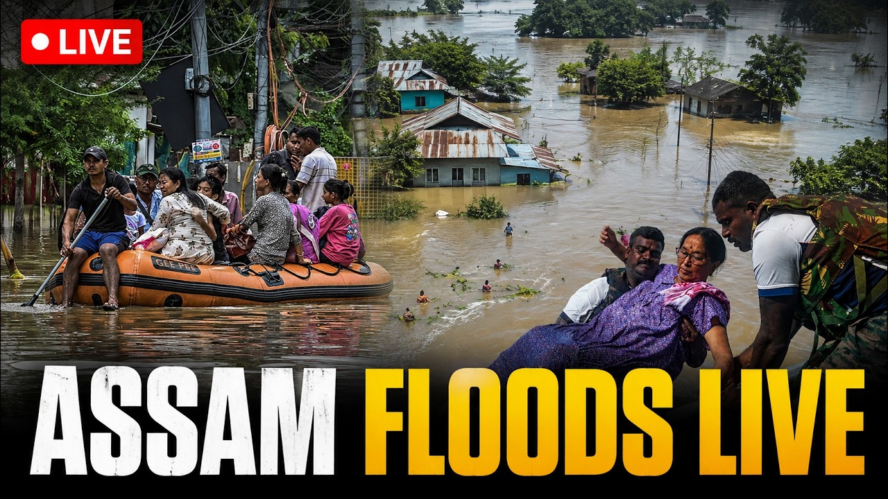 Assam Floods LIVE | Assam Flood Death Toll Climbs To 82 | 78 Lakh People Remain Affected | LIVE
