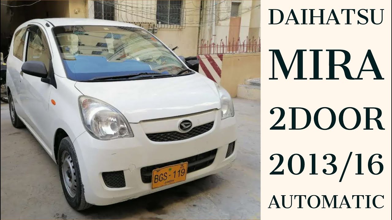 #Daihatsu #Mira 2Door 2013/16 #Automatic | #forsaleinkarachi |#Themalikmotors | Detailed #review