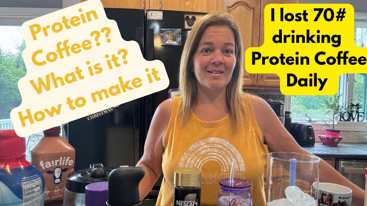 What is Protein Coffee and how it has helped me to lose 70 pounds on Zepbound;  how I make mine ☕️ 🥤