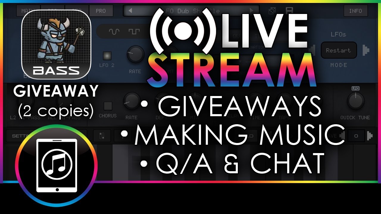 🔴 Livestream  July 16th - King Of Bass by AudioKit Pro