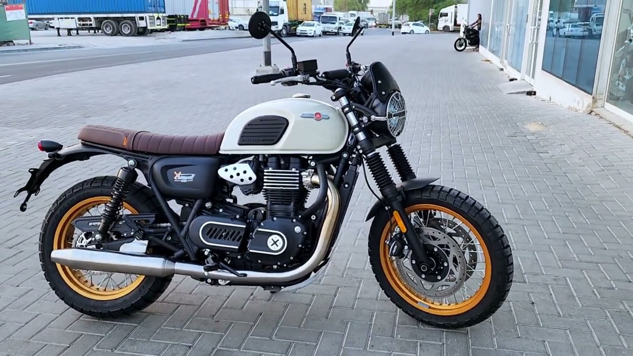 New Brixton Cromwell 1200X 🔥Exhaust Muscular Sound 🔥 #moto #motorcycle #bikelife #shortvideo #dubai