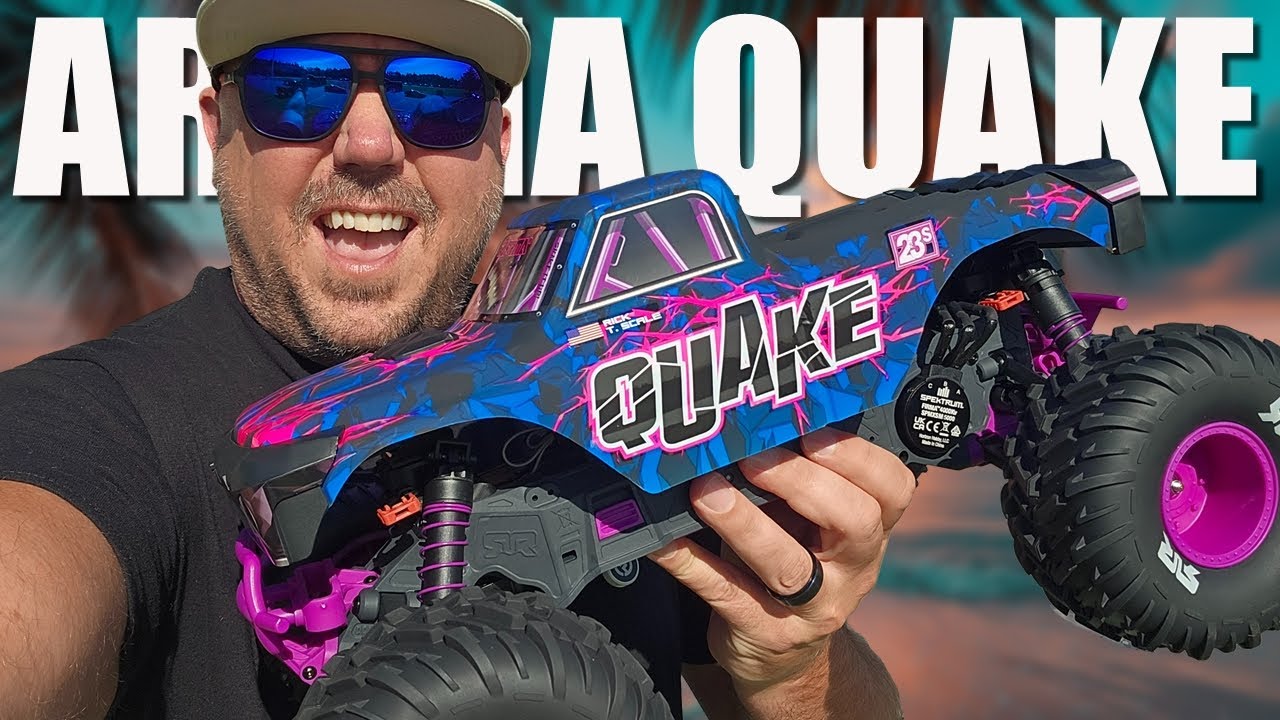 Arrma Quake - Испытание на прочность и скорость в скейт-парке.