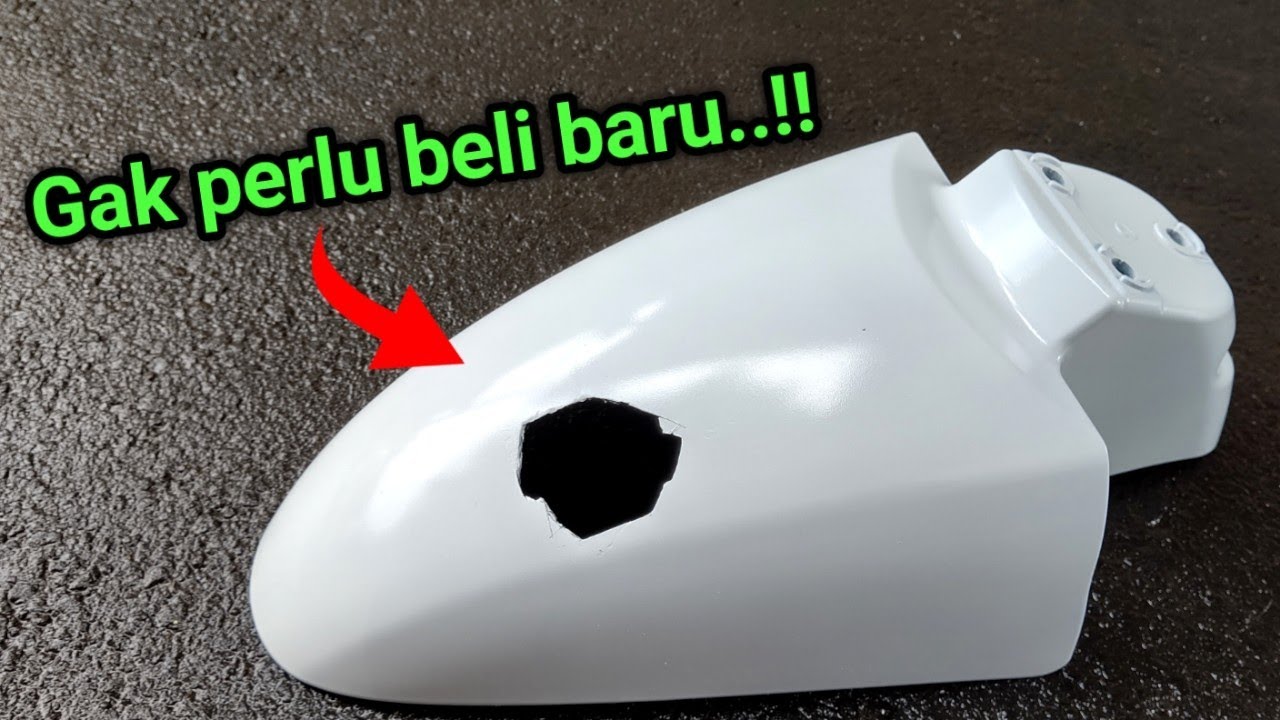 Ilmu terbaru.!! Cara memperbaiki bodi motor bolong/patah menggunakan pipa pvc hasil kuat dan rapi