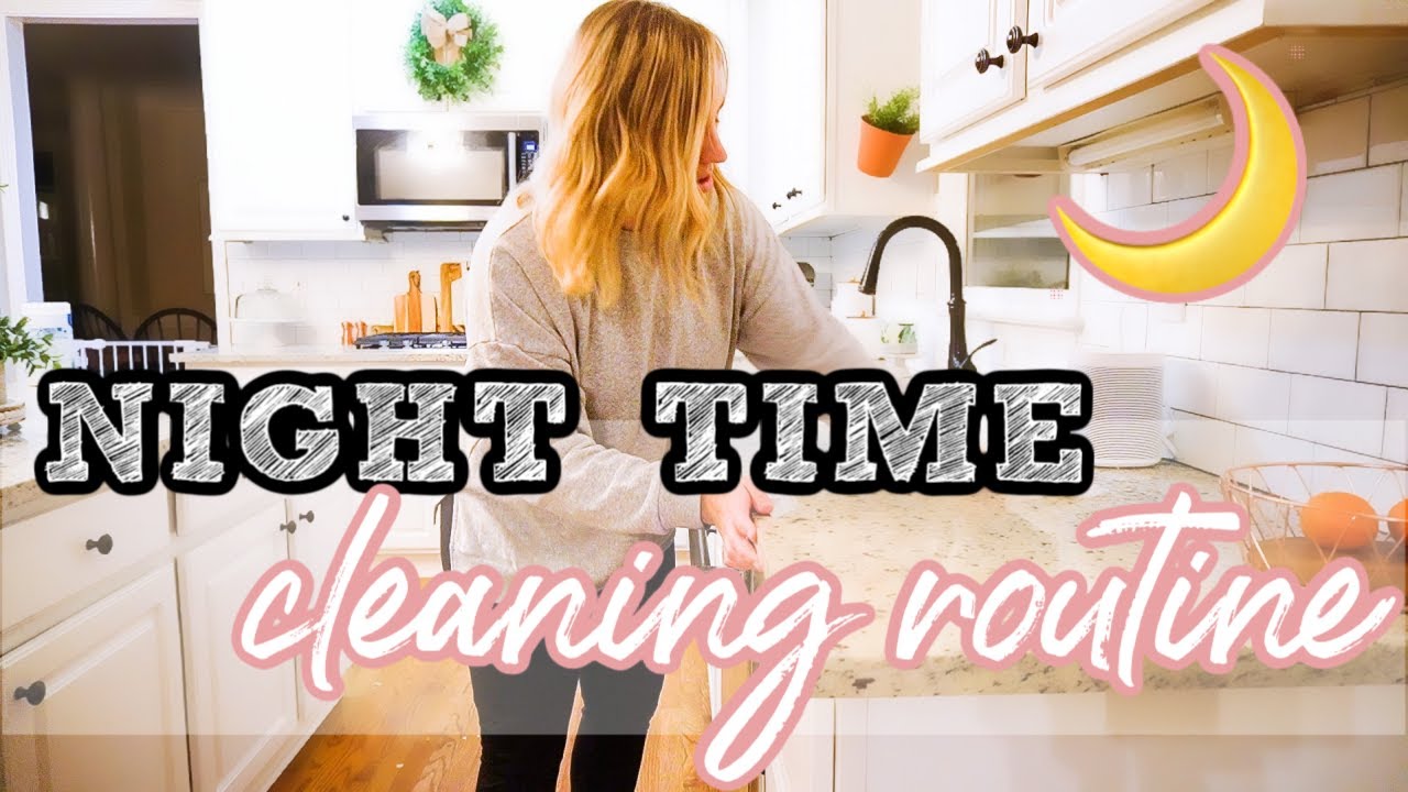 AFTER DARK CLEAN WITH ME 2020 NIGHT TIME POWER HOUR CLEANING//CLEANING MOTIVATION | AMY FRITZ