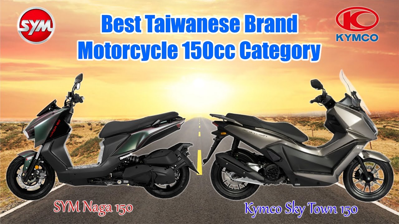 SYM Naga 150 vs Kymco Sky Town 150