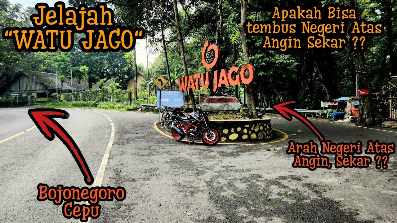 Explore jalan Watu Jago , Jalan poros perbatasan Bojonegoro Ngawi