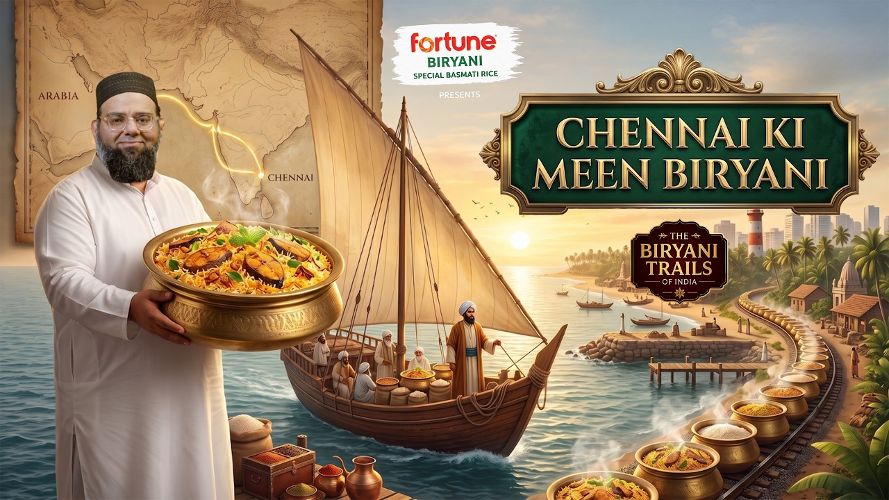 Fortune Biryani Special Basmati Rice Presents: Chennai Meen Biryani | Biryani Trails Of India | Ep.6