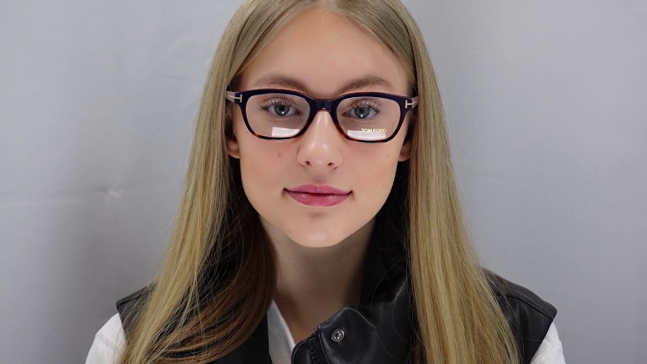Tom Ford Glasses Frames FT5207 083 Purple Havana Female Fit Guide