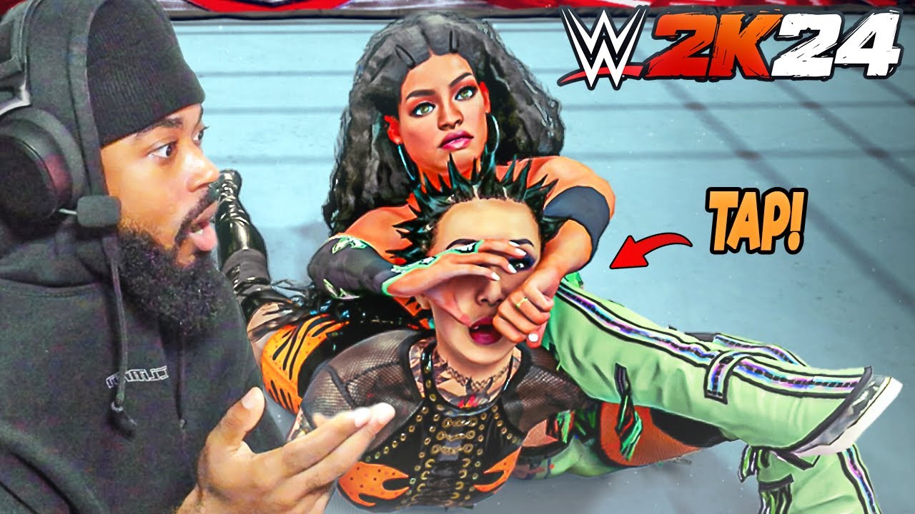 i debuted on WWE 2K24 MyRISE!