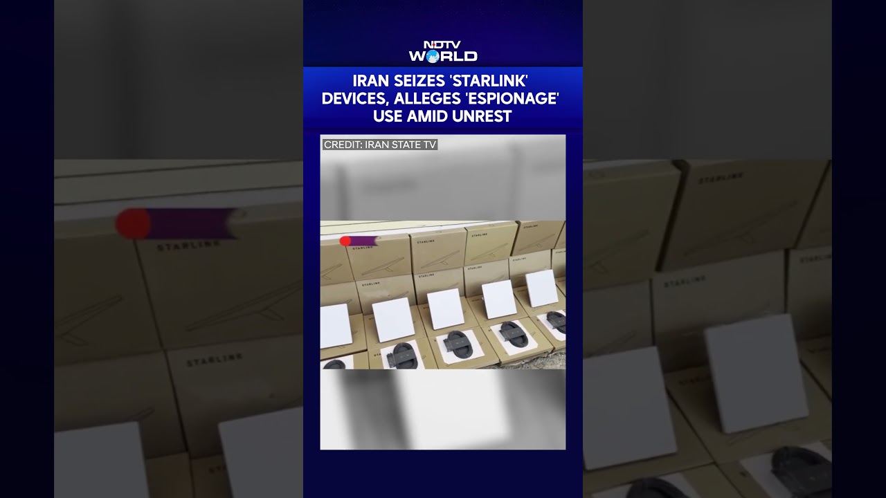 Iran Seizes 'Starlink' Devices, Alleges 'Espionage' Use Amid Unrest