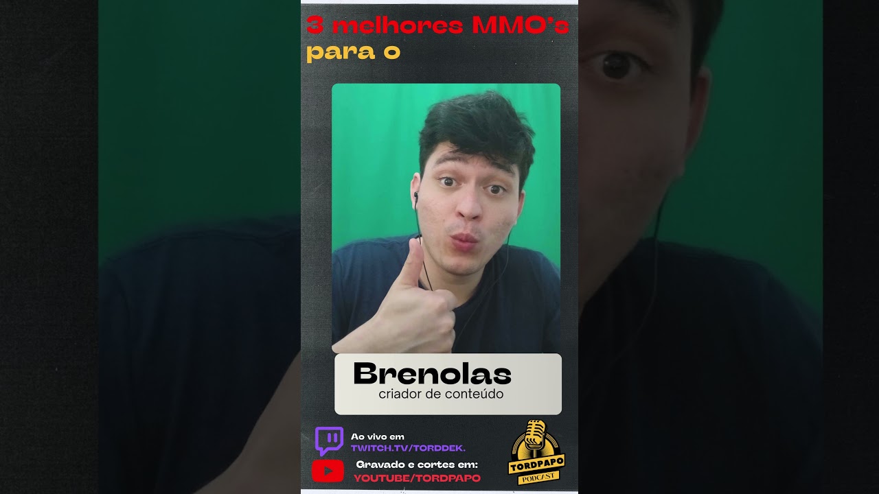 3 melhores MMORPGs para o Brenolas #podcast #mmorpg #jogos