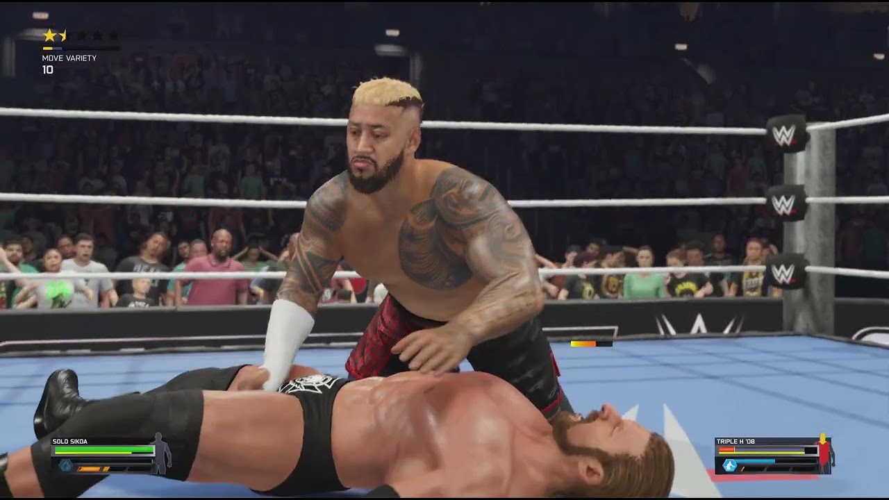 Solo Sikoa VS HHH (WWE2K25 Week 41 Universe Mode)
