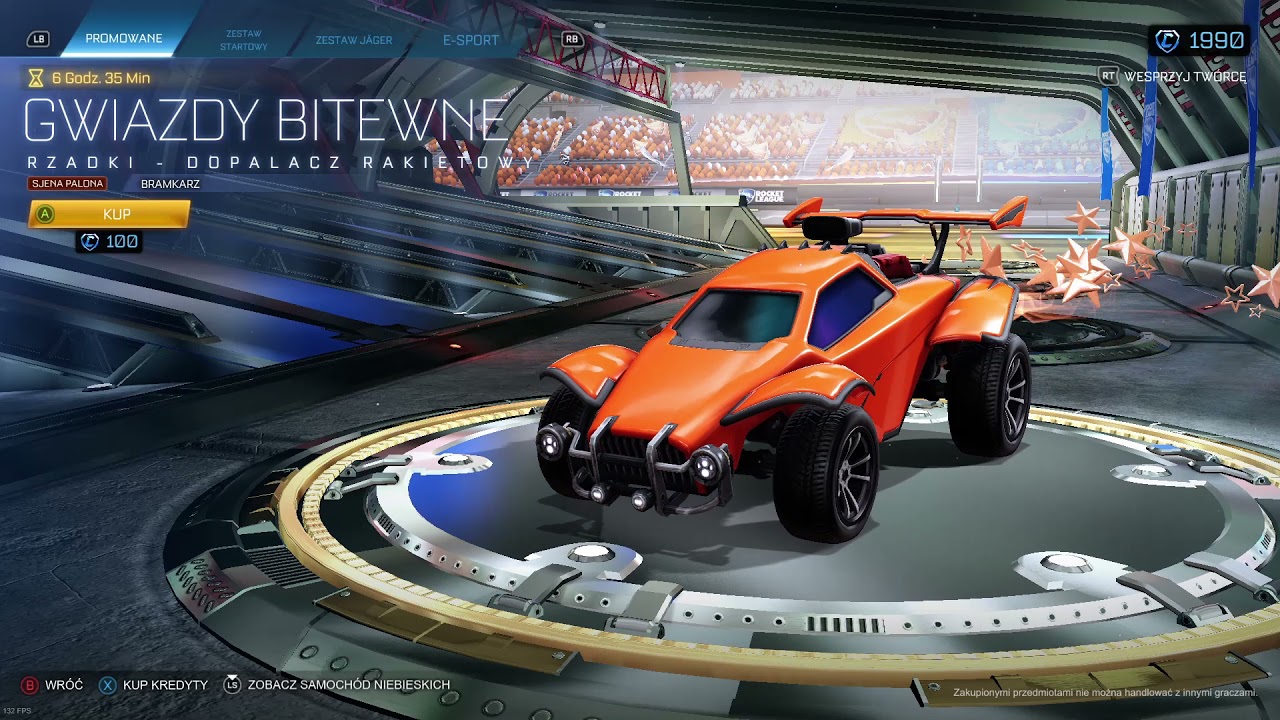 Dopalacz rakietowy Gwiazdy Bitewne - Sjena Palona (Rocket League) Burnt Sienna Battle Starts Boost