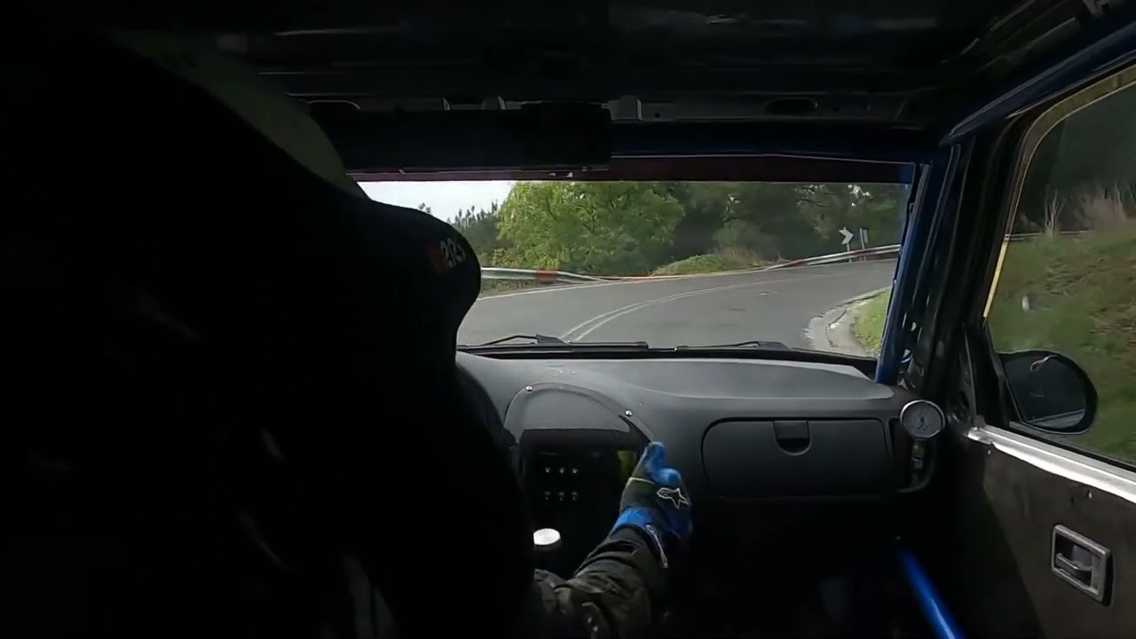 Elassona 2023 / 1st Practice session 🌧 wet tarmac  🌧 /  B. Anagnou - Citroën Saxo A6 / 1st  overall