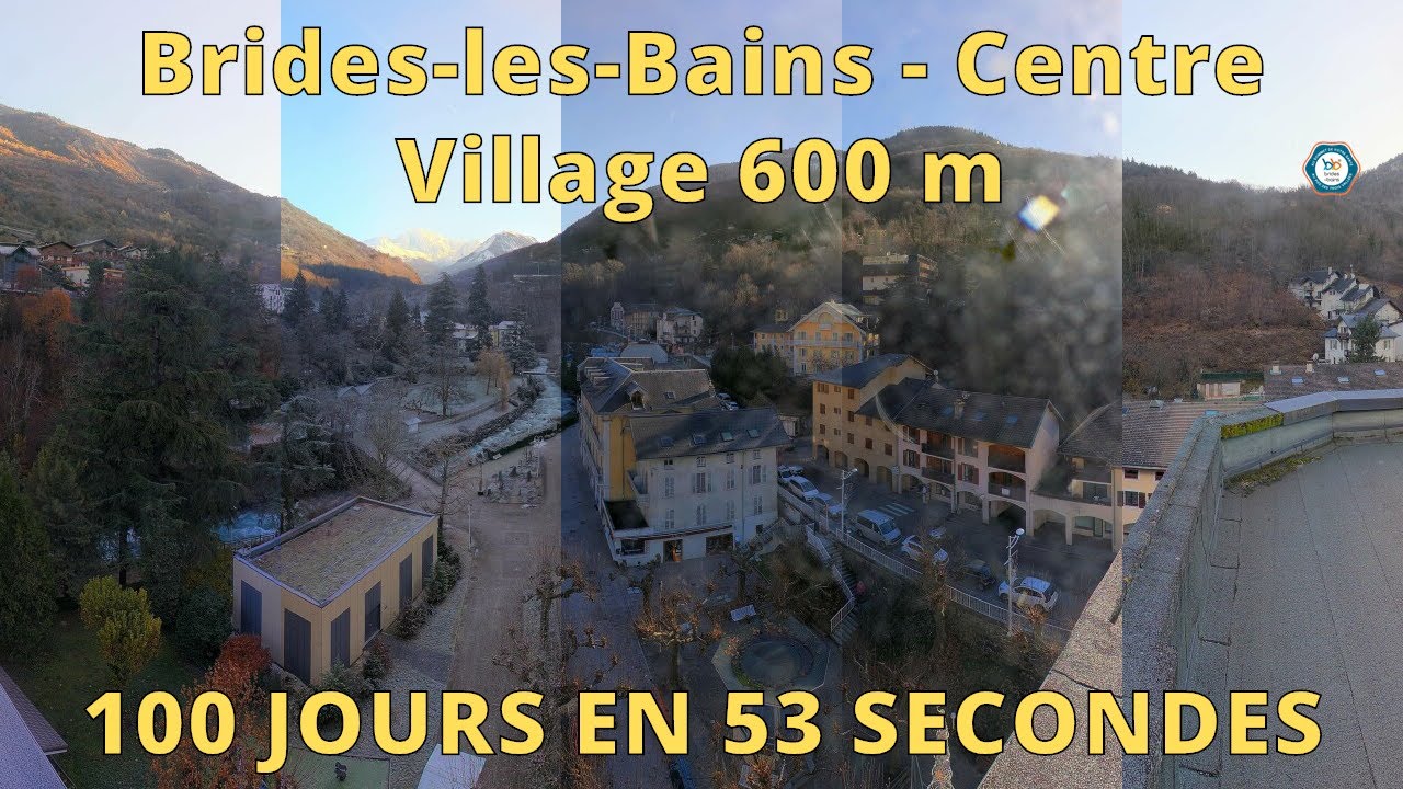 Brides-les-Bains / Les 3 Vallées ⏩ Timelapse 100 jours