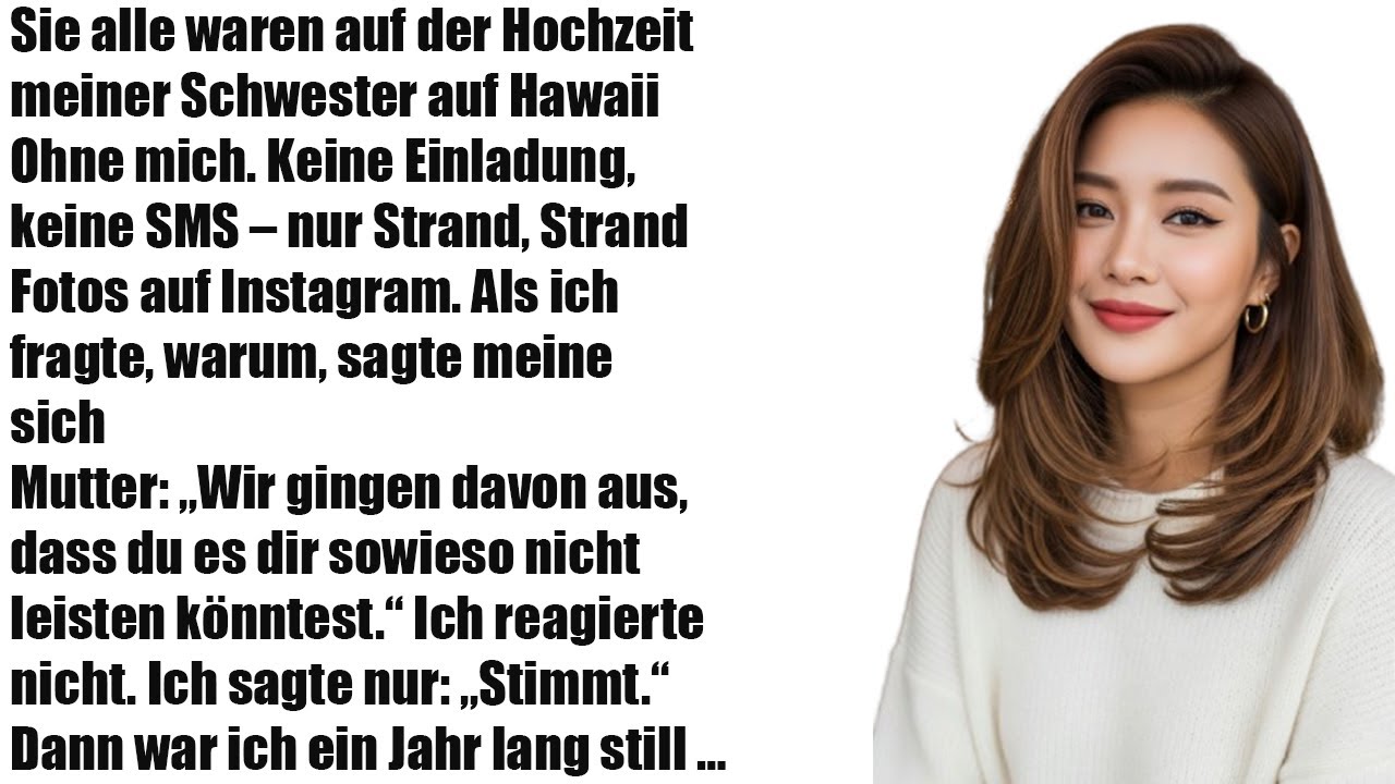 „Ihre Hawaii-Hochzeit – Alle waren dort… nur ich nicht.“